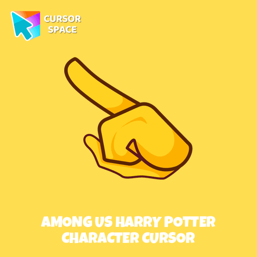 Among Us Harry Potter Character cursor arrow cursor